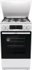 Плита Gorenje комбінована, 70л, 50x60см, дисплей, емальовані реш, програматор IconLed, кришка-метал, білий - 1