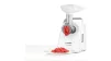 М'ясорубка Bosch, 1500Вт, 1.8кг/хв, 2 решітки, насадка для ковбас, кеббе, пластик, білий - 9