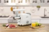 М'ясорубка Gorenje, 1800Вт, 2.1кг/хв, 2 решітки, насадка для ковбас, кеббе, томатів, 3 терки, пластик/метал, білий - 8
