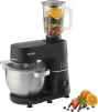 Кухонна машина Gorenje 1000Вт, дисплей, чаша-метал, корпус-метал+пластік, насадок-7, чорний - 8