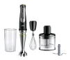 Блендер Braun заглибний, 1200Вт, чаша-600мл, мультишвидкісний, чорно-сірий - 1