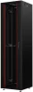 Шафа MIRSAN 19", 22U, GTN SERVER, склянні двері, 600x800 мм, максимально 1000 кг, чорна - 2