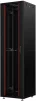 Шафа MIRSAN 19", 22U, GTN SERVER, склянні двері, 800x800 мм, максимально 1000 кг, чорна - 2