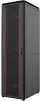 Шафа MIRSAN 19", 36U, GTV, скляні двері, 800x1000 мм, максимально 2000 кг, чорна - 2