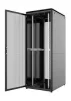 Шафа MIRSAN 19", 42U, GTV, перфорація 63%, 600x1000 мм, максимально 2000 кг, чорна - 1