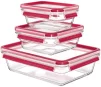 Набір контейнерів Tefal Master Seal, 3шт, жаростійке скло, прозорий - 9