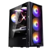 Корпус Zalman N4 Rev.1 без БЖ, 1xUSB3.0, 2xUSB2.0, 3x140мм RGB, 3x120мм RGB, VGA 315мм, LCS ready, TG Side Window, ATX, чорний - 1