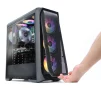 Корпус Zalman N5 MF без БЖ, 1xUSB3.0, 2xUSB2.0, 4x120мм RGB, VGA 365мм, LCS ready, Acrylic Side Panel, ATX, чорний - 2