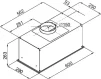 Витяжка Hansa вбудована, 60см, 455м.куб/год., чорний - 10