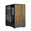 Корпус Zalman P10 Namu без БП, 1xUSB3.0, 1xUSBType-C, 2x120мм, 1x120мм ARGB, VGA 340мм, LCS ready, TG Side Panel, mATX, чорний - 1