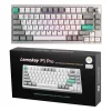 Клавіатура механічна Lemokey  P1 Pro 84Key, Keychron Super Banana, WL/BT/USB-A, QMK/VIA, Hot-Swap, EN/UKR, RGB,  Knob, Space Silver - 10
