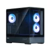 Корпус Zalman P30 Black V2, без БЖ, 1xUSB3.0, 1хUSB Type-C, 3x120мм ARGB, TG Front/Side Panel, mATX, чорний - 7