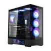 Корпус Zalman P40 DS без БЖ, 2xUSB3.0, 1x Type C, 3x120мм ARGB Reverse,  1x120мм ARGB, VGA 420мм, LCS ready, TG Side/Front Panel, Display, ATX, чорний - 5