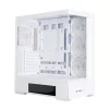 Корпус Zalman P40 DS без БЖ, 2xUSB3.0, 1x Type C, 3x120мм ARGB Reverse,  1x120мм ARGB, VGA 420мм, LCS ready, TG Side/Front Panel, Display, ATX, білий - 4