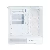 Корпус Zalman P40 Prism Plus без БЖ, 2xUSB3.0, 1x Type C, 3x120мм ARGB Reverse,  1x120мм ARGB, VGA 420мм, LCS ready, TG TG Side/Front/Top Panel, ATX, білий - 7