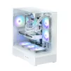 Корпус Zalman P40 Prism без БЖ, 2xUSB3.0, 1xUSBType-C, 1x120мм ARGB, VGA 420мм, LCS ready, TG 3x Panels, ATX, білий - 6