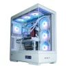 Корпус Zalman P50 DS без БЖ, 2xUSB3.0, 1xUSBType-C, 4x120мм ARGB, VGA 435мм, LCS ready, TG Side Panel, ATX, білий - 14