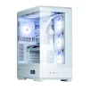 Корпус Zalman P50 DS без БЖ, 2xUSB3.0, 1xUSBType-C, 4x120мм ARGB, VGA 435мм, LCS ready, TG Side Panel, ATX, білий - 9