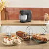 Кухонна машина Tefal Bake Essential 800Вт, чаша-метал, корпус-метал/пластик, насадок-4, чорний - 12