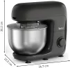Кухонна машина Tefal Bake Essential 800Вт, чаша-метал, корпус-метал/пластик, насадок-4, чорний - 4