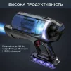 Пилосос Rowenta  безпровідний X-Force Flex 12.60 Auto Aqua, 320Вт, конт пил -0.1л, автон. робота до 45хв, вага-3кг, НЕРА, чорно-синій - 3