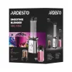 Блендер для смузі Ardesto SBG-F350, 350Вт,2в1, пляшка -600мл, пляшка -300 мл, кавомолка , чорно-сріблястий - 27