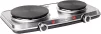 Плитка настільна Sencor електрична, комфорок - 2 на 1.5кВт + 1кВт, 15 і 18 см, керування - мех., нерж. сталь - 2