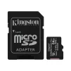 Карта пам'яті Kingston microSD   64GB C10 UHS-I R100MB/s + SD - 1