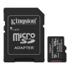 Карта пам'яті Kingston microSD  128GB C10 UHS-I A1 V10 R150MB/s + SD - 1