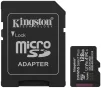 Карта пам'яті Kingston microSD  128GB C10 UHS-I A1 V10 R150MB/s + SD - 4