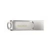 Накопичувач SanDisk   64GB USB 3.1 Type-A + Type-C Dual Drive Luxe Срібний - 2