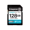 Карта пам'яті Kingston SD  128GB C10 UHS-I U3 V30 R200MB/s - 1