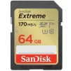 Карта пам'яті SanDisk SD   64GB C10 UHS-I U3 R170/W80MB/s Extreme V30 - 1
