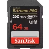 Карта пам'яті SanDisk SD   64GB C10 UHS-I U3 R200/W90MB/s Extreme Pro V30 - 1