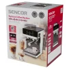 Кавоварка Sencor ріжкова 1.8л, зерно+мелена, вдубована кавомолка, дисплей, нерж. сталь-чорний - 19