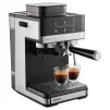Кавоварка Sencor ріжкова 1.8л, зерно+мелена, вдубована кавомолка, дисплей, нерж. сталь-чорний - 7
