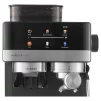 Кавоварка Sencor ріжкова 1.8л, зерно+мелена, вдубована кавомолка, дисплей, нерж. сталь-чорний - 10