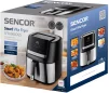 Мультипіч Sencor Vita Fryer, 1600Вт, чаша-6,5л, сенсорне керув., 10 програм, пластик, нерж. сталь-чорний - 13