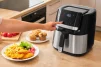 Мультипіч Sencor Vita Fryer, 1600Вт, чаша-6,5л, сенсорне керув., 10 програм, пластик, нерж. сталь-чорний - 4