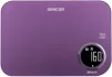 Ваги Sencor кухонні, 5кг, підключення до смартфону, AAAx2, пластик, фіолетовий - 8