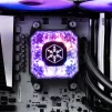 Система рідинного оxолодження SilverStone Icegem 240P-ARGB, LGA2066, 2011, 1366, 115x, 1366, TRX4TR4, AM4, AM3, AM3+, AM2, AM2+, FM1, FM2, TDP280W, чорний - 13