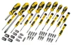 Викрутки Stanley 21 біта, SL,PH,Torx,H, 9 торцевих головок, кейс, набір 49шт - 2