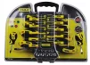 Викрутки Stanley 21 біта, SL,PH,Torx,H, 9 торцевих головок, кейс, набір 51шт - 1