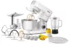Кухонна машина Sencor 1000Вт, чаша-метал, корпус-пластик, насадок-12, білий - 1