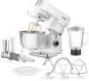 Кухонна машина Sencor 1000Вт, чаша-метал, корпус-пластик, насадок-12, білий - 2