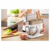 Кухонна машина Sencor 1200Вт, чаша-метал, корпус-пластик, насадок-19, коричнево-білий - 3