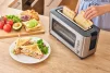 Тостер  Sencor 1200Вт, підігрів, розморожування, з віконцем, нерж. сталь, сіро-чорний - 12