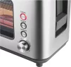 Тостер  Sencor 1200Вт, підігрів, розморожування, з віконцем, нерж. сталь, сіро-чорний - 9