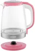 Електрочайник Sencor 2л, Strix, скло, 5 темп.реж, малиновий - 5