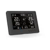 Метеостанція Sencor, внутр/зовн вимірювання, від мережі/CR2032x1+AAx3, темп-ра, вологість, час, прогноз погоди, атмосферний тиск, шв. вітру, чорний - 7